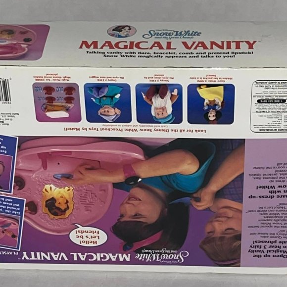 1993 Disney SNOW WHITE:MAGICAL VANITY BY MATTEL NO.2372 New in sealed box - Picture 7 of 7
